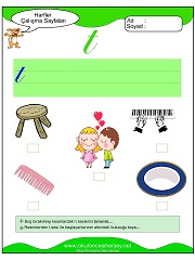 T Sesi Çalışma Sayfaları